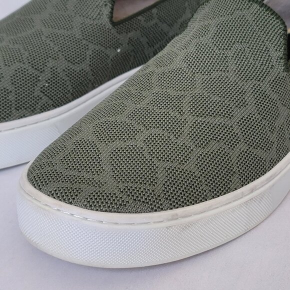 Rothy’s Women's The Original Safari Print Olive Green Slip On Casual Sneaker 12 - Picture 8 of 16